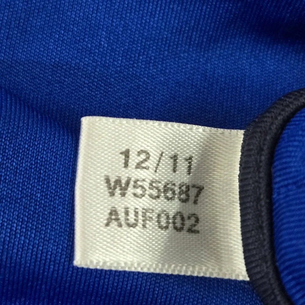 Adidas‎ Men Shirt XL Blue Activewear Logo Short Sleeve
